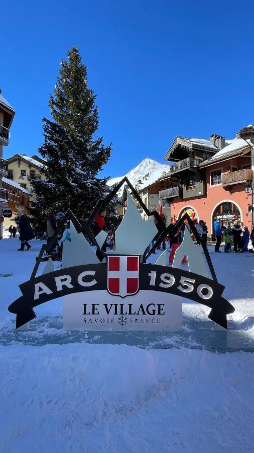 Arc 1950 - Appt 2Ch - 6 Pers - Res 5* Luxe - Piscine, Sauna, Hamman, Jacuzzi - Classe 5 Cristaux Paradiski Les Arcs  外观 照片
