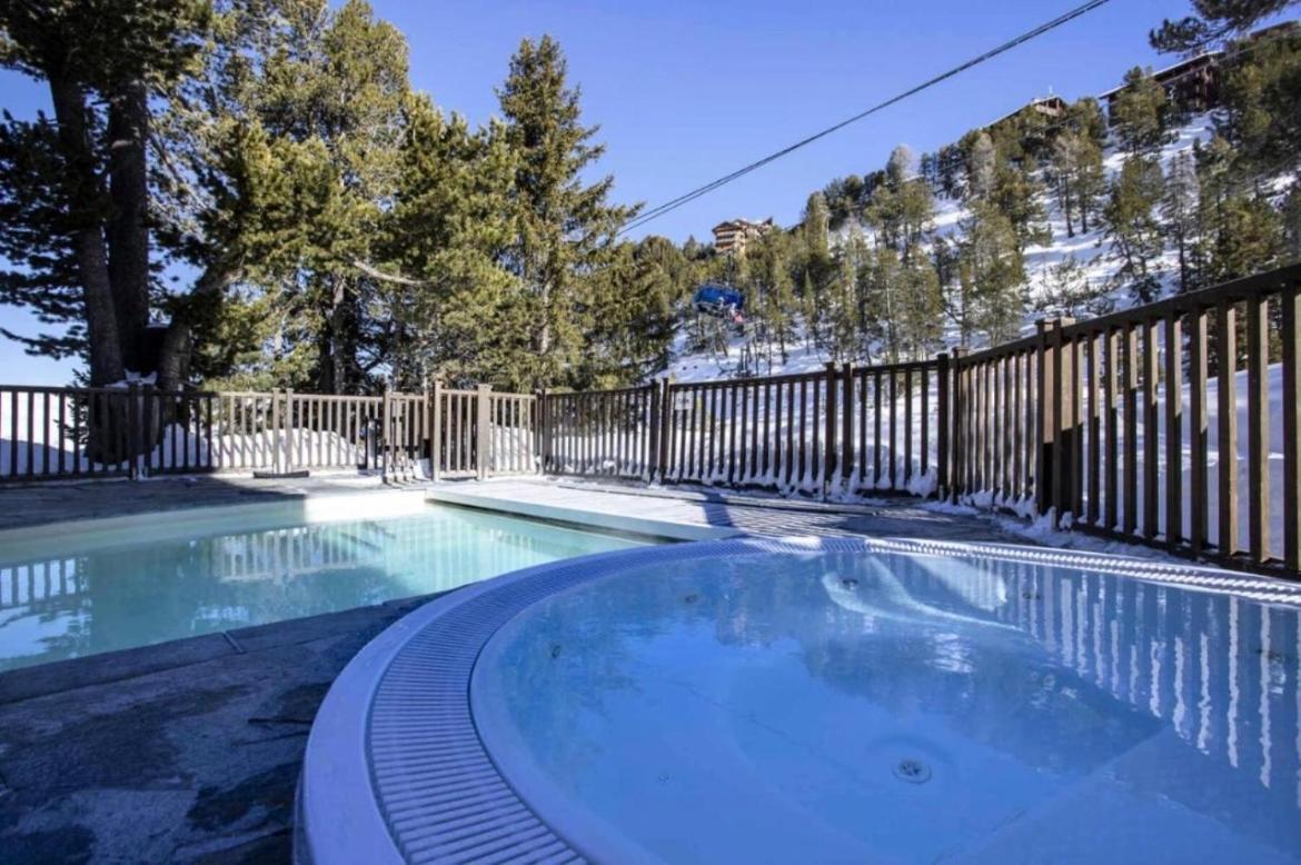 Arc 1950 - Appt 2Ch - 6 Pers - Res 5* Luxe - Piscine, Sauna, Hamman, Jacuzzi - Classe 5 Cristaux Paradiski Les Arcs  外观 照片