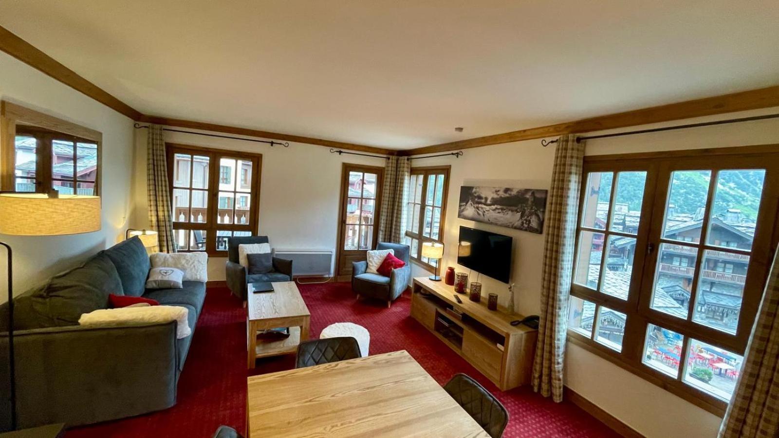 Arc 1950 - Appt 2Ch - 6 Pers - Res 5* Luxe - Piscine, Sauna, Hamman, Jacuzzi - Classe 5 Cristaux Paradiski Les Arcs  外观 照片