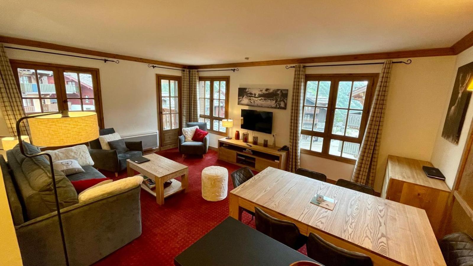 Arc 1950 - Appt 2Ch - 6 Pers - Res 5* Luxe - Piscine, Sauna, Hamman, Jacuzzi - Classe 5 Cristaux Paradiski Les Arcs  外观 照片